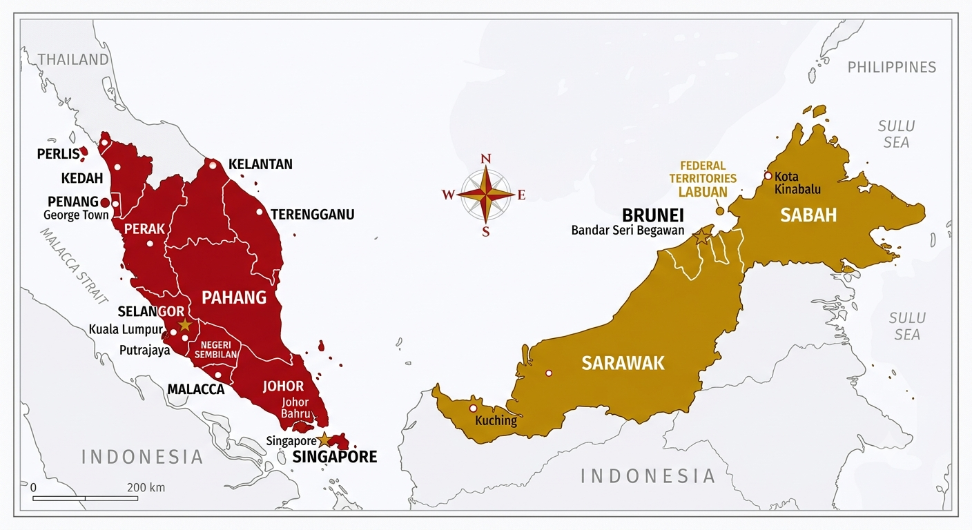 Malaysia and Brunei market coverage